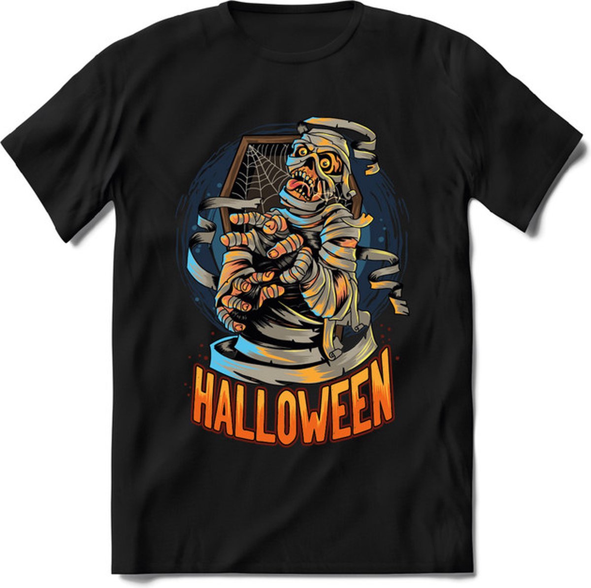 Halloween T-Shirt | Horror  Kleding Heren / Dames | Weerwolf , Monster , Vleermuis en Pompoen  Shirt |